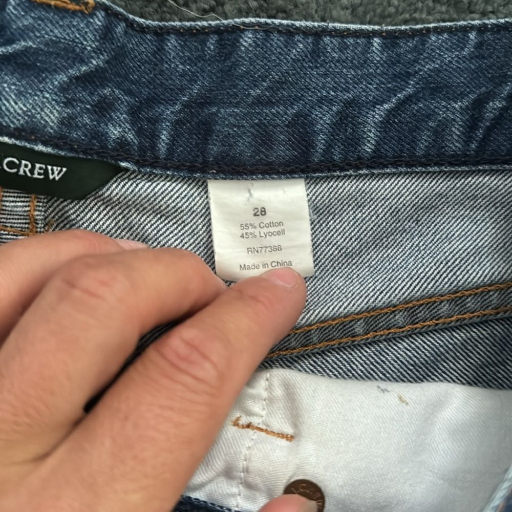J. Crew Distressed Jean Shorts - Picture 6 of 7